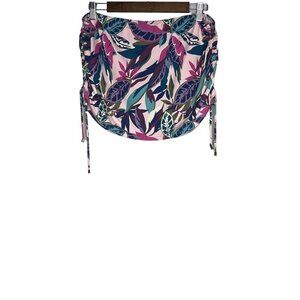 Birdsong NWT Tahitian Jungle Skirted Bikini‎ Bottom Size XL